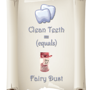 clean teeth equals fairy dust in jar (1)